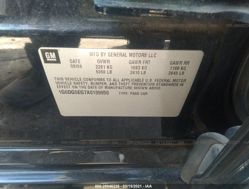1G6DG5EG7A0109950