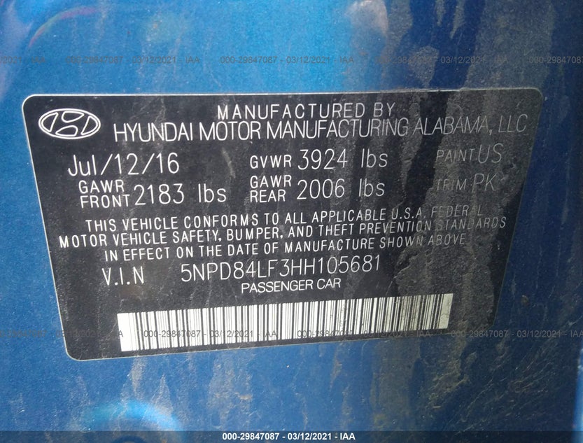 5NPD84LF3HH105681