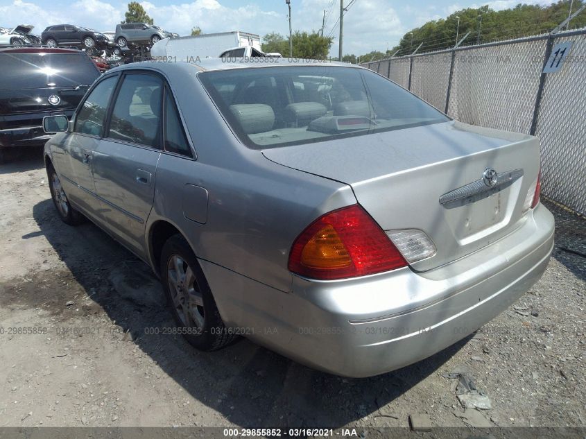 4T1BF28B71U162206 2001 Toyota Avalon Xls W/Bucket Seats