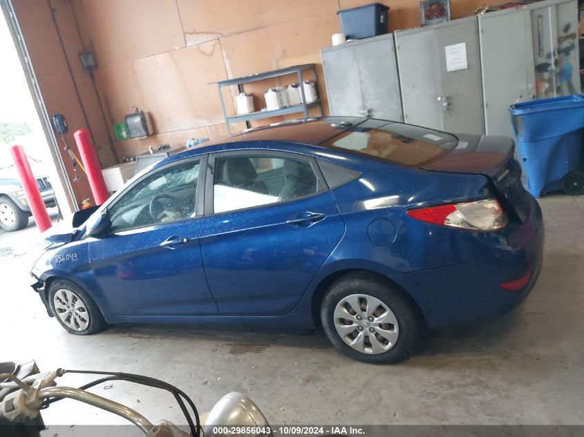 2017 Hyundai Accent Se VIN: KMHCT4AE6HU221897 Lot: 29856043