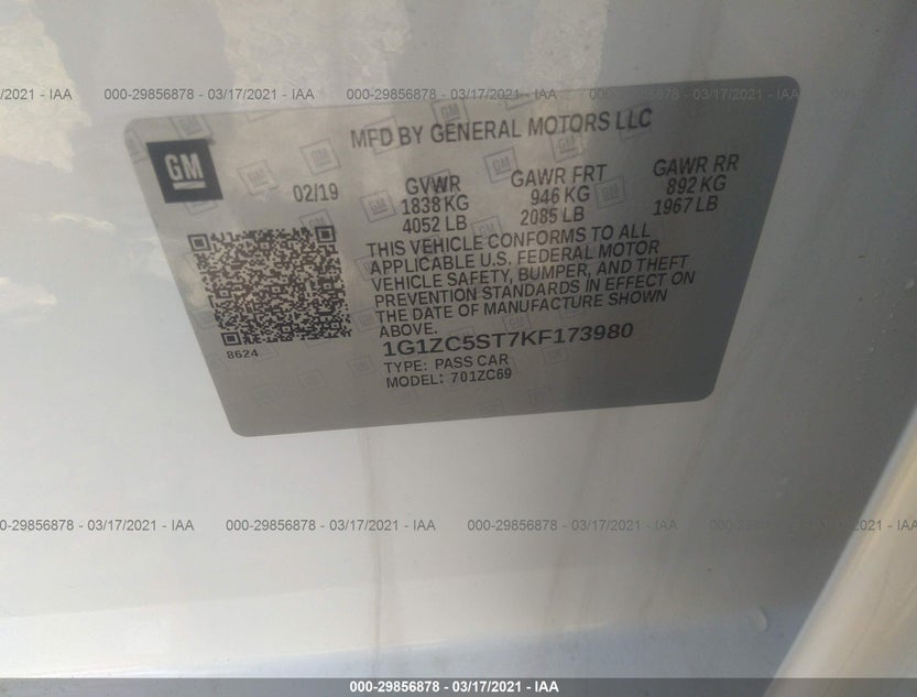 1G1ZC5ST7KF173980