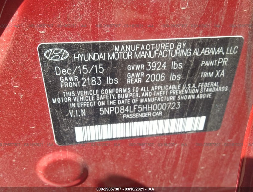 5NPD84LF5HH000723