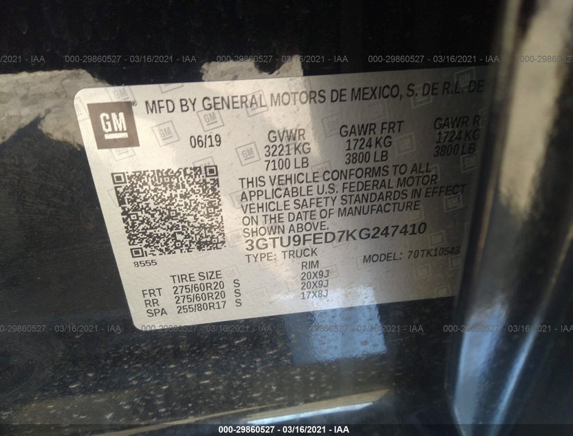 3GTU9FED7KG247410