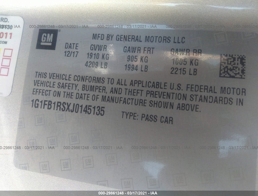 1G1FB1RSXJ0145135