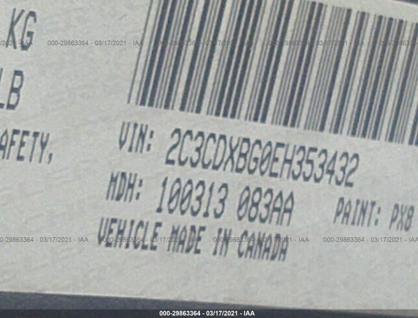 2C3CDXBG0EH353432