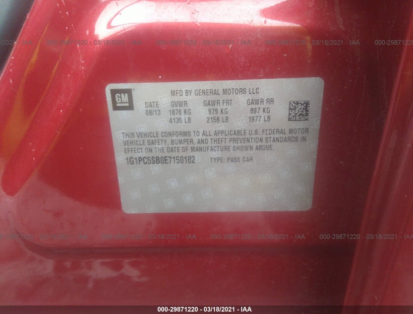 1G1PC5SB0E7150182