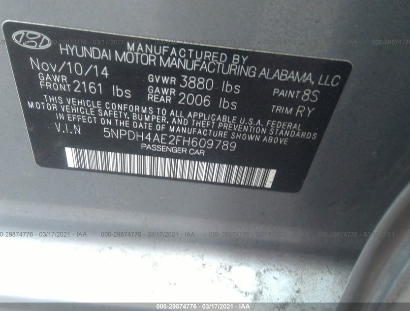 5NPDH4AE2FH609789