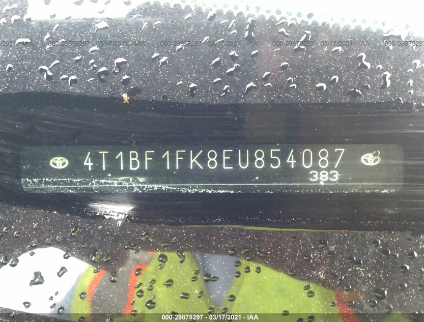 4T1BF1FK8EU854087