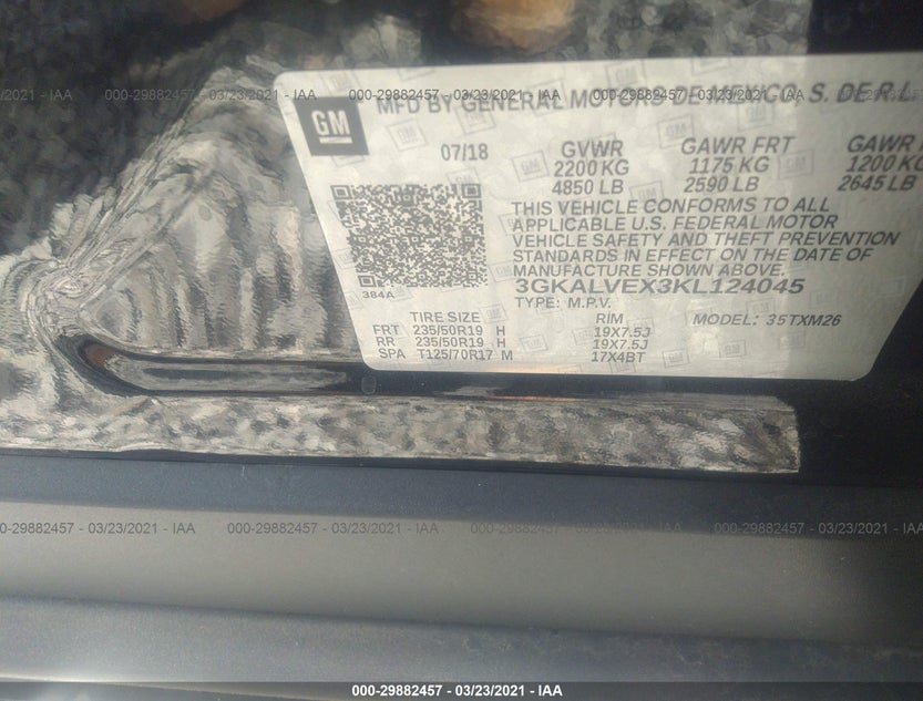 3GKALVEX3KL124045