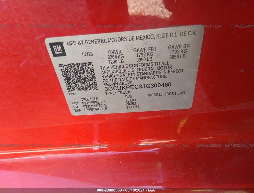 3GCUKPEC3JG300460