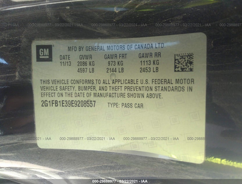 2G1FB1E39E9208557