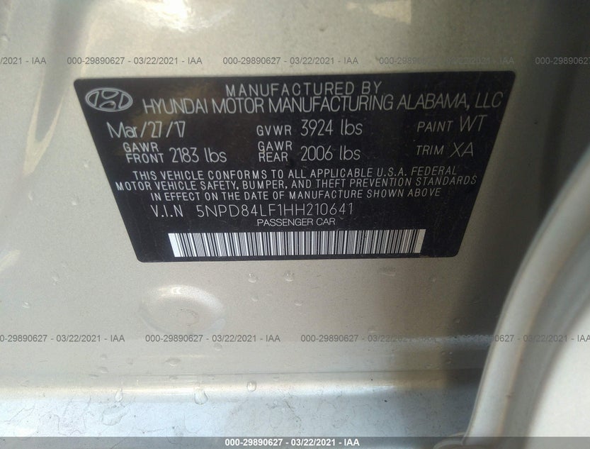 5NPD84LF1HH210641