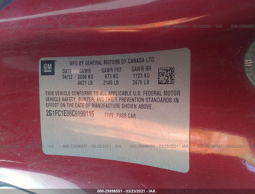 2G1FC1E36C9199116