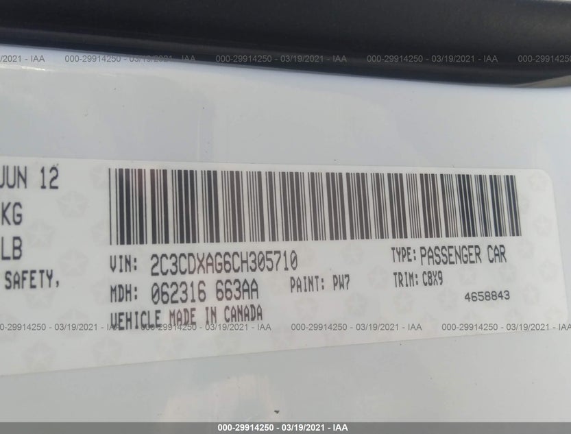 2C3CDXAG6CH305710