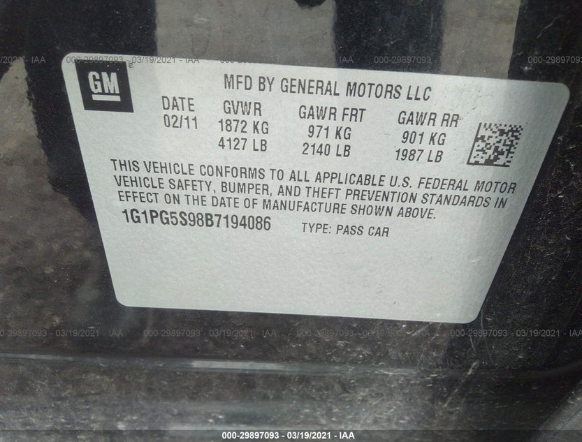 1G1PG5S98B7194086