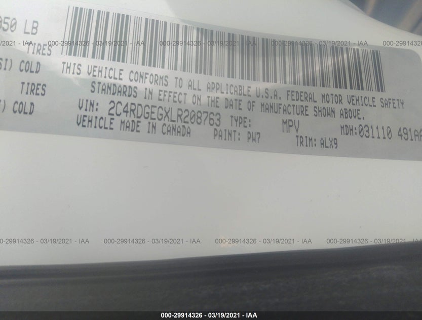 2C4RDGEGXLR208763