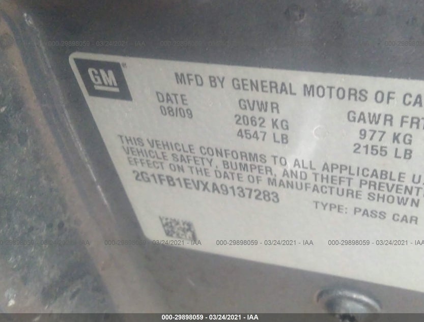 2G1FB1EVXA9137283