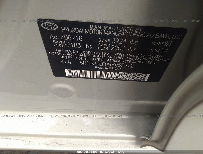 5NPD84LF0HH052972