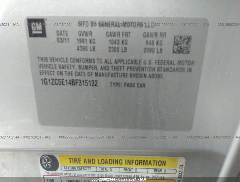 1G1ZC5E14BF315132