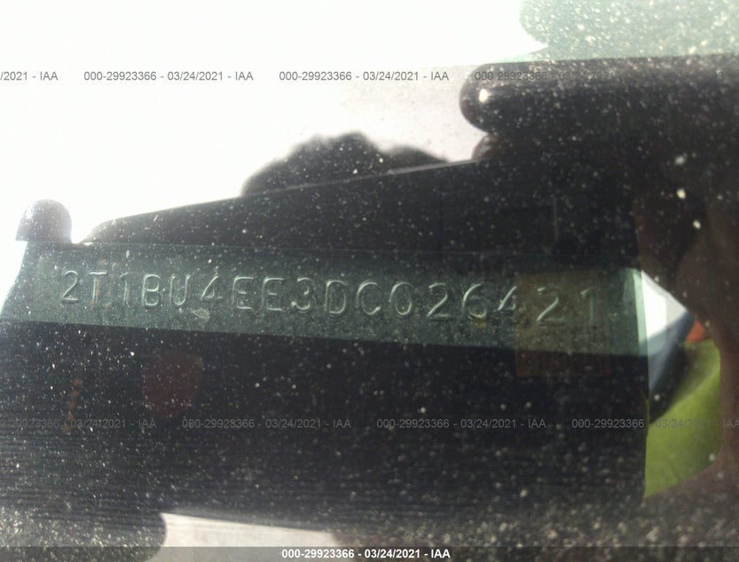 2T1BU4EE3DC026421