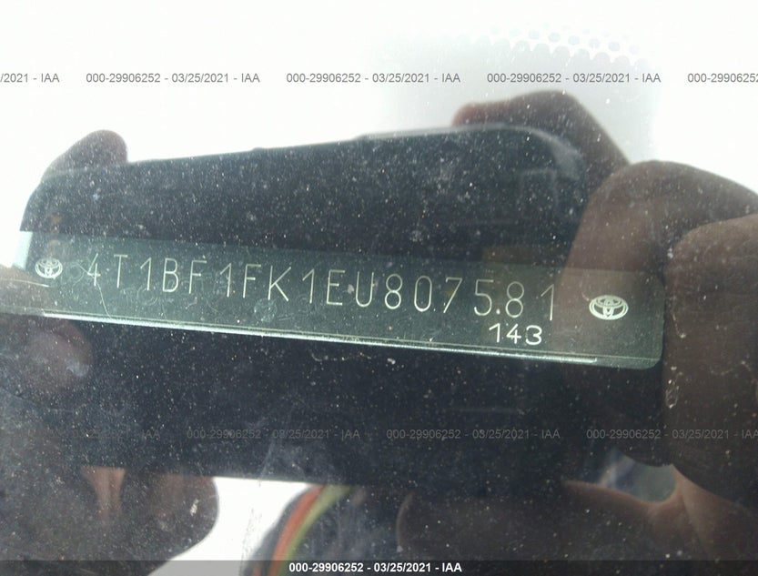 4T1BF1FK1EU807581