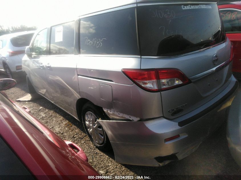 2011 Nissan Quest S VIN: JN8AE2KP8B9007101 Lot: 29906662