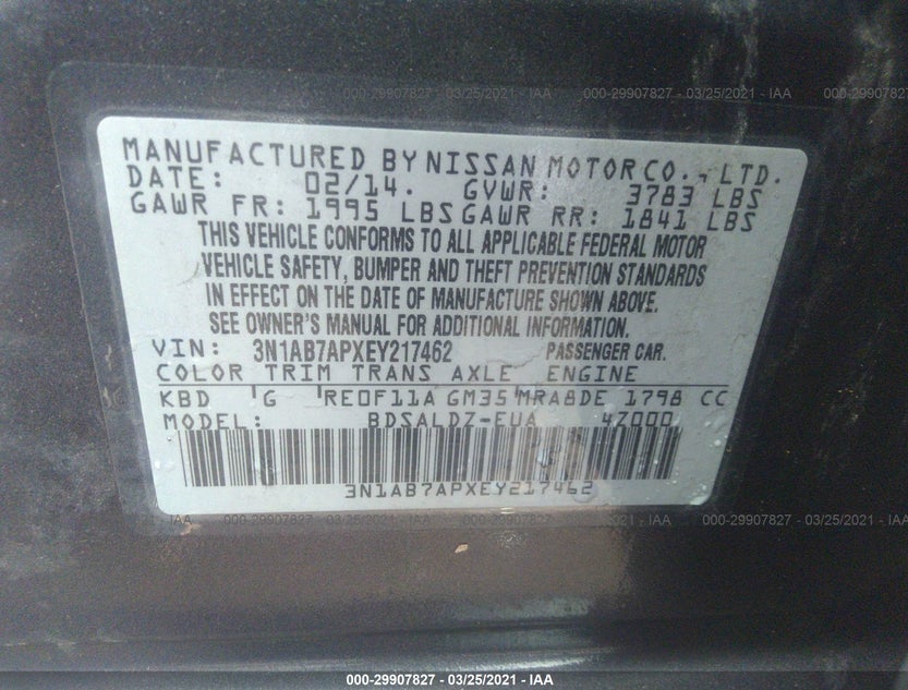 3N1AB7APXEY217462