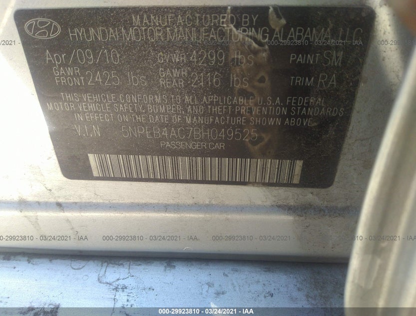 5NPEB4AC7BH049525