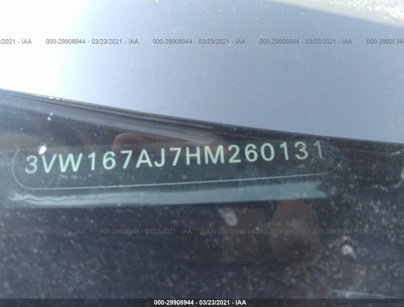 3VW167AJ7HM260131