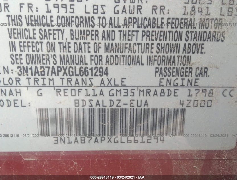 3N1AB7APXGL661294