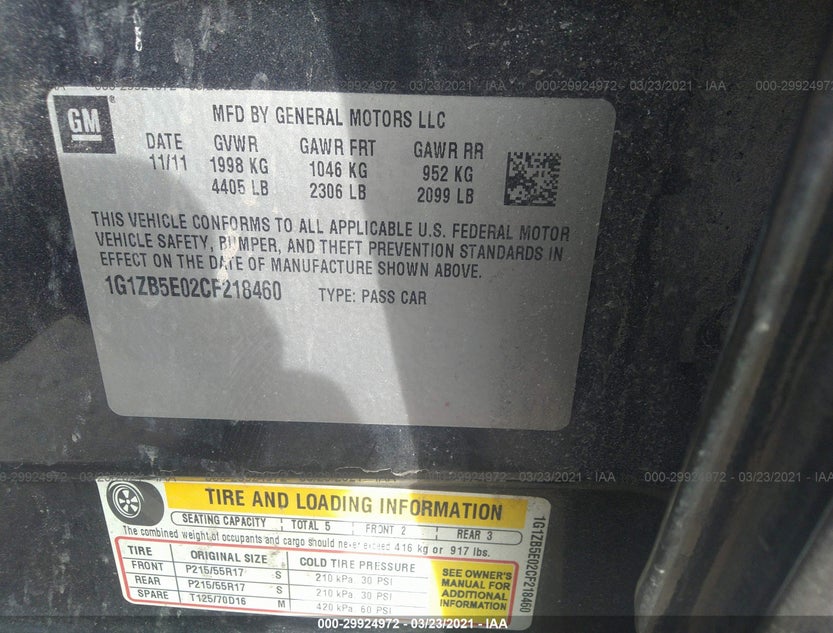 1G1ZB5E02CF218460