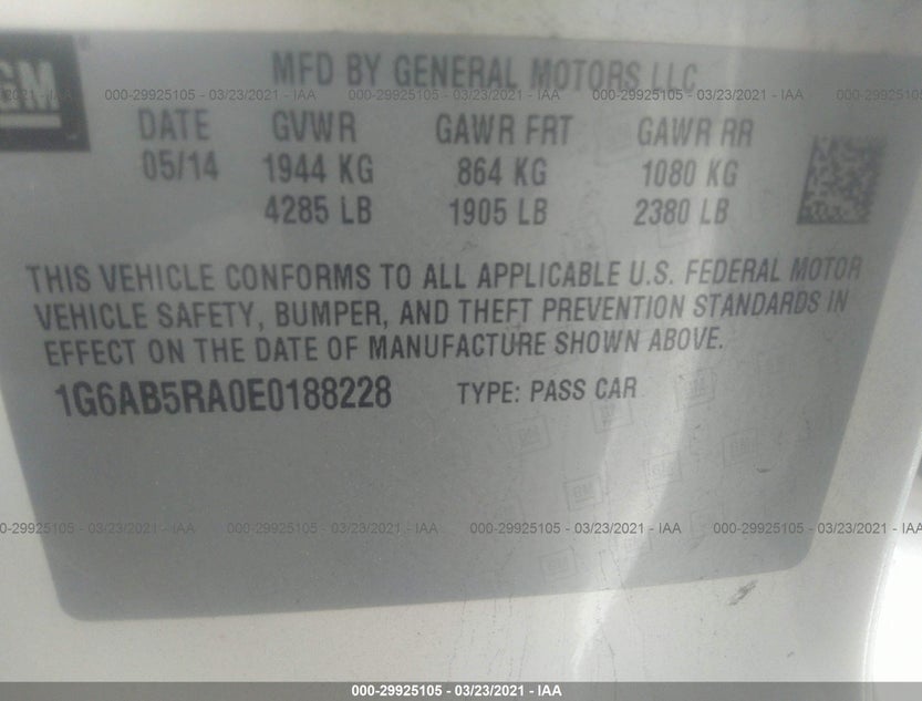 1G6AB5RA0E0188228