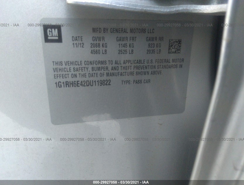 1G1RH6E42DU119822