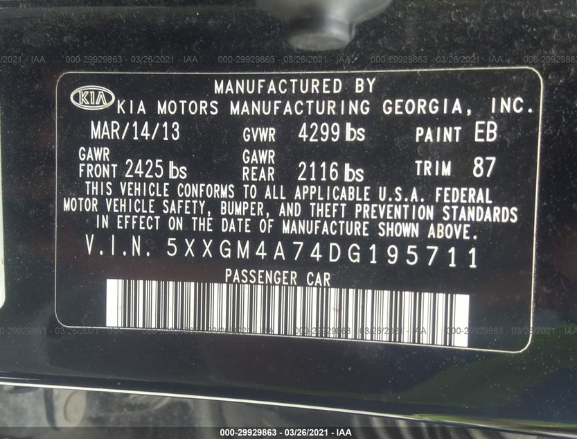 5XXGM4A74DG195711