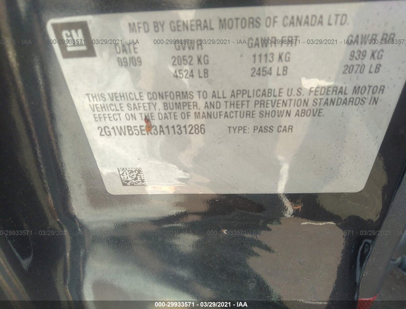 2G1WB5EK3A1131286
