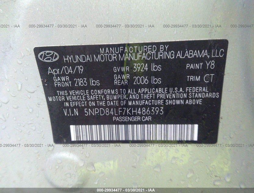 5NPD84LF7KH486393