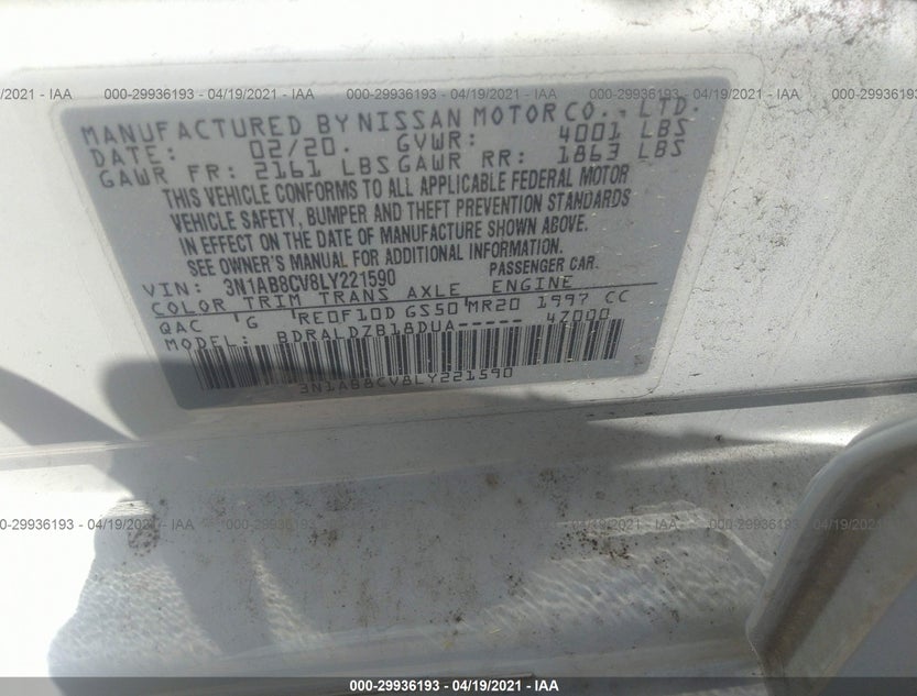 3N1AB8CV8LY221590