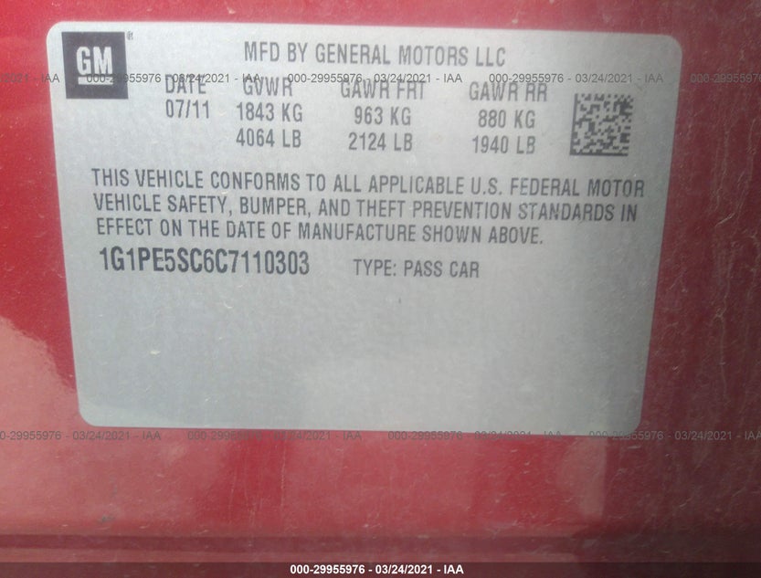 1G1PE5SC6C7110303