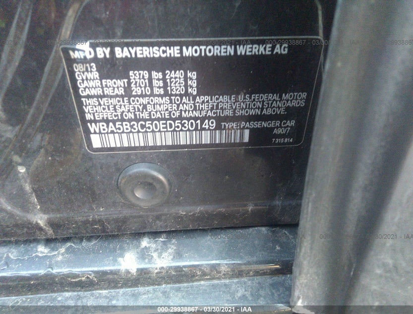 WBA5B3C50ED530149