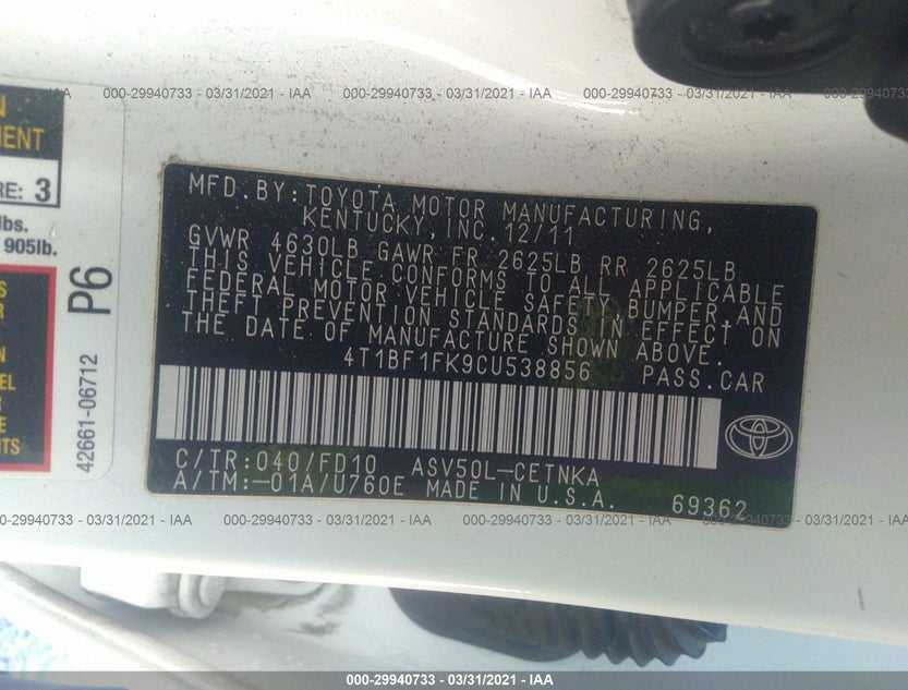 4T1BF1FK9CU538856