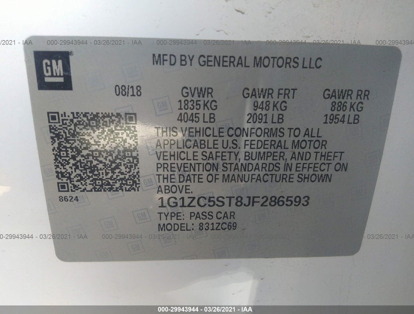 1G1ZC5ST8JF286593
