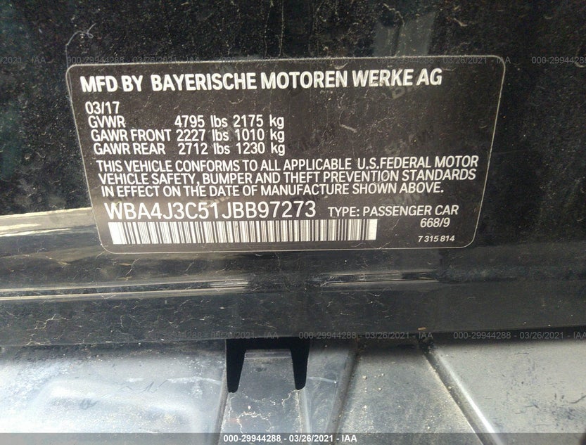 WBA4J3C51JBB97273