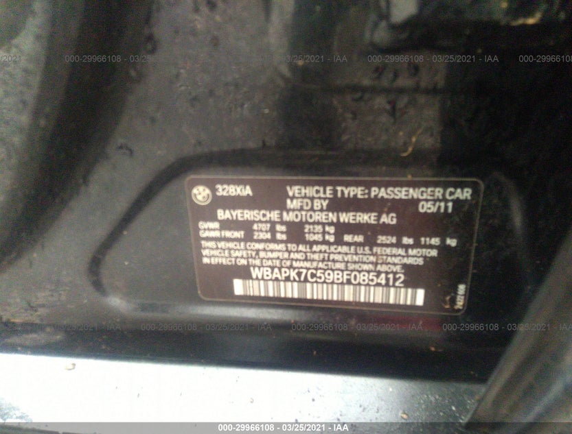 WBAPK7C59BF085412