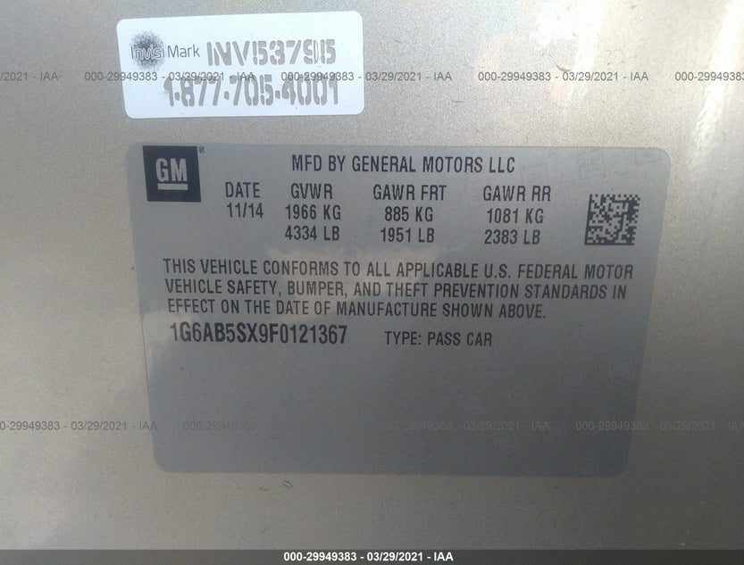 1G6AB5SX9F0121367