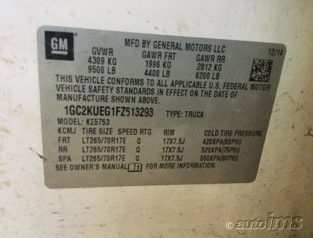 1GC2KUEG1FZ513293