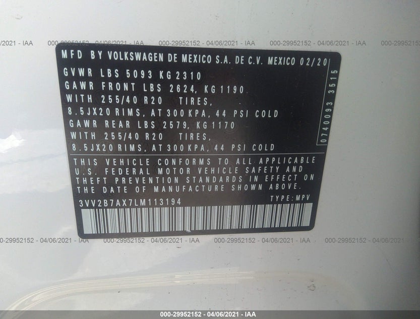 3VV2B7AX7LM113194