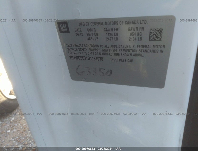 2G1WG5E31D1131978