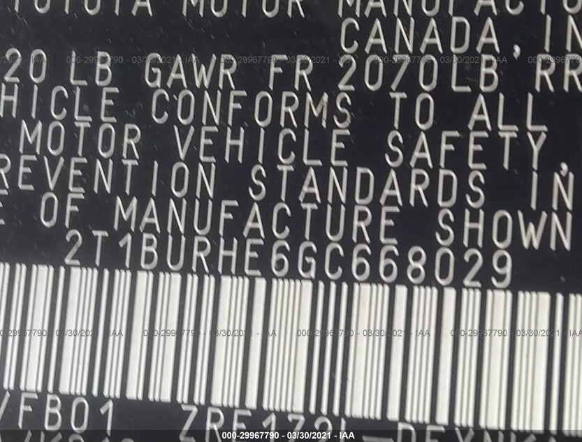 2T1BURHE6GC668029