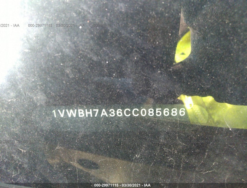 1VWBH7A36CC085686