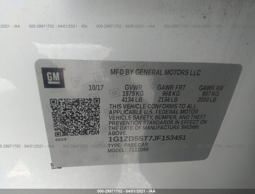1G1ZD5ST7JF153451